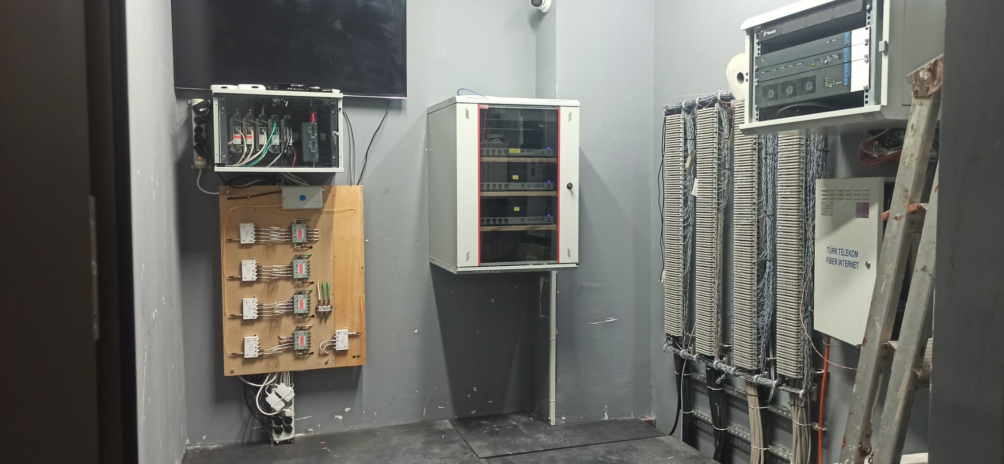 otel tv merkezi sistem, ip tv kurulumu, fiber sonlandırma, network kurulumu